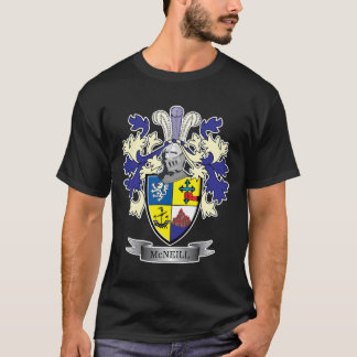 T-shirt Manteau de crête de famille de McNeill des bras