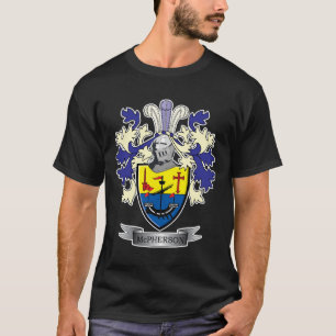 T-shirt Manteau de crête de famille de McPherson des bras