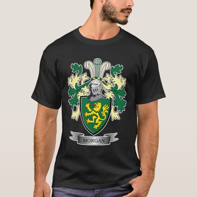 T-shirt Manteau de crête de famille de Morgan des bras (Devant)