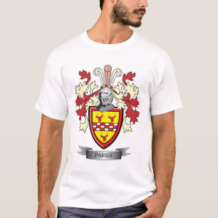 T-shirt Manteau de crête de famille de parcs des bras
