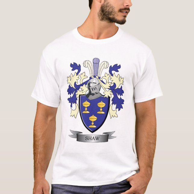 T-shirt Manteau de crête de famille de Shaw des bras (Devant)