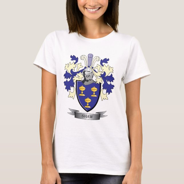 T-shirt Manteau de crête de famille de Shaw des bras (Devant)