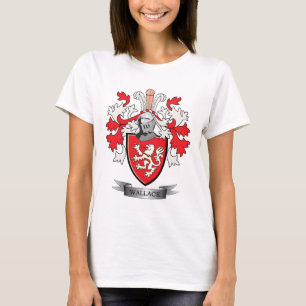 T-shirt Manteau de crête de famille de Wallace des bras