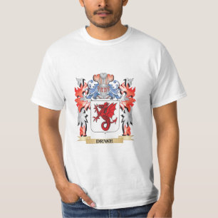 T-shirt Manteau de Drake des bras - crête de famille