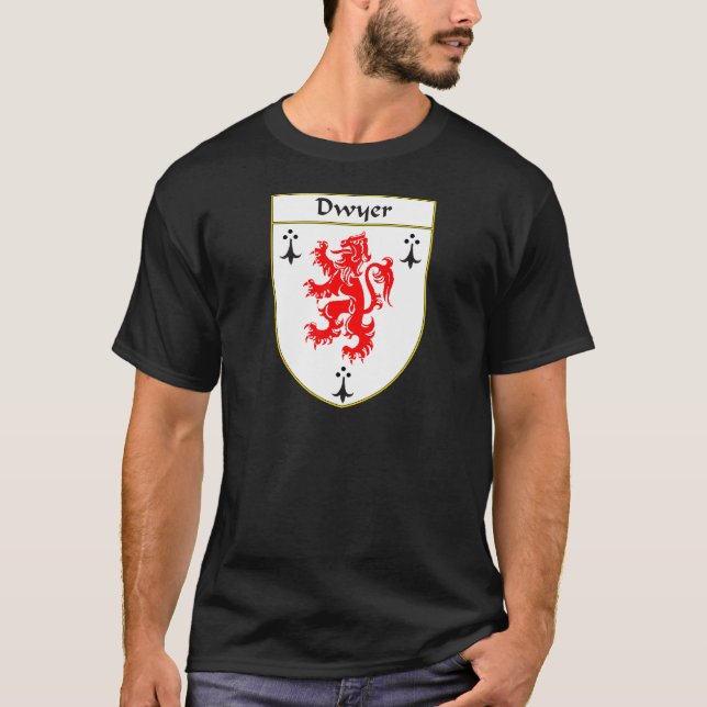 T-shirt Manteau de Dwyer des bras/de crête de famille (Devant)