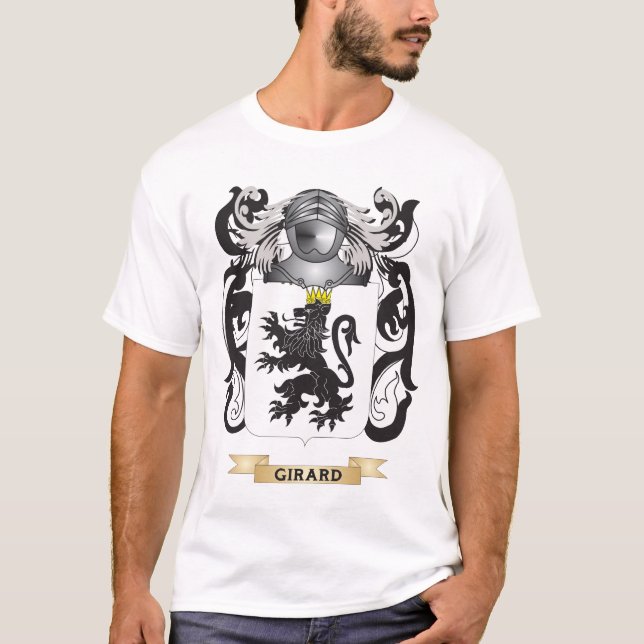 T-shirt Manteau de Girard des bras (crête de famille) (Devant)