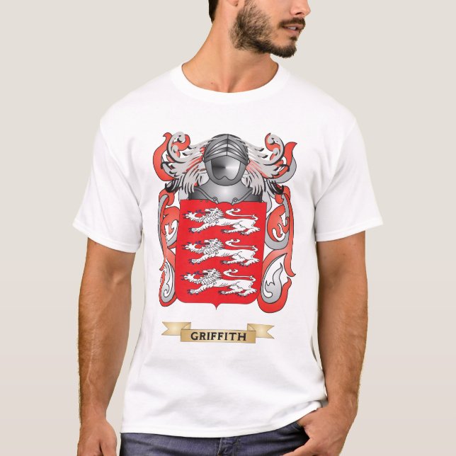 T-shirt Manteau de Griffith des bras (crête de famille) (Devant)