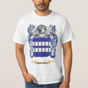 T-shirt Manteau de Hamill des bras (crête de famille)