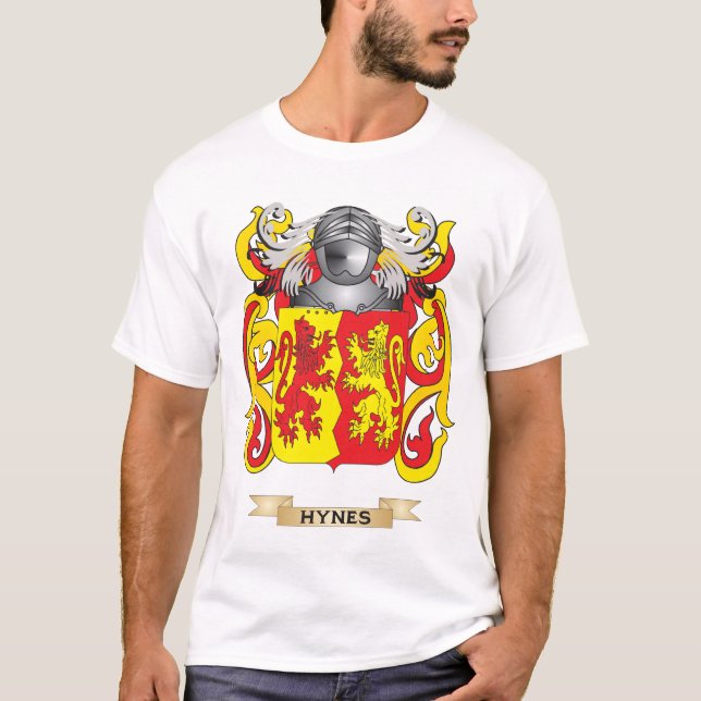 T-shirt Manteau de Hynes des bras (crête de famille) (Devant)