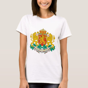 T-shirt Manteau de la Bulgarie des bras BG