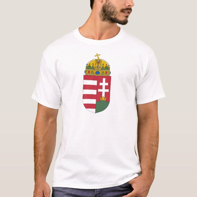 T-shirt Manteau de la Hongrie des bras (Devant)