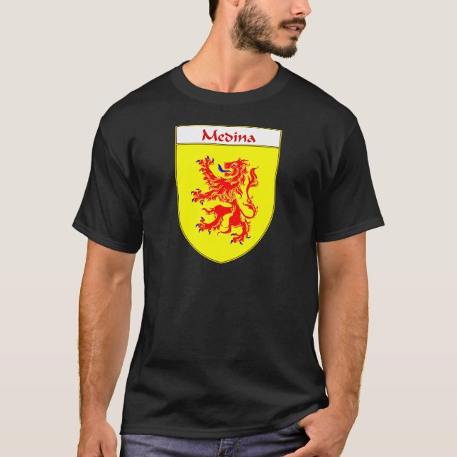 T-shirt Manteau de la Médina des bras/de crête de famille (Devant)