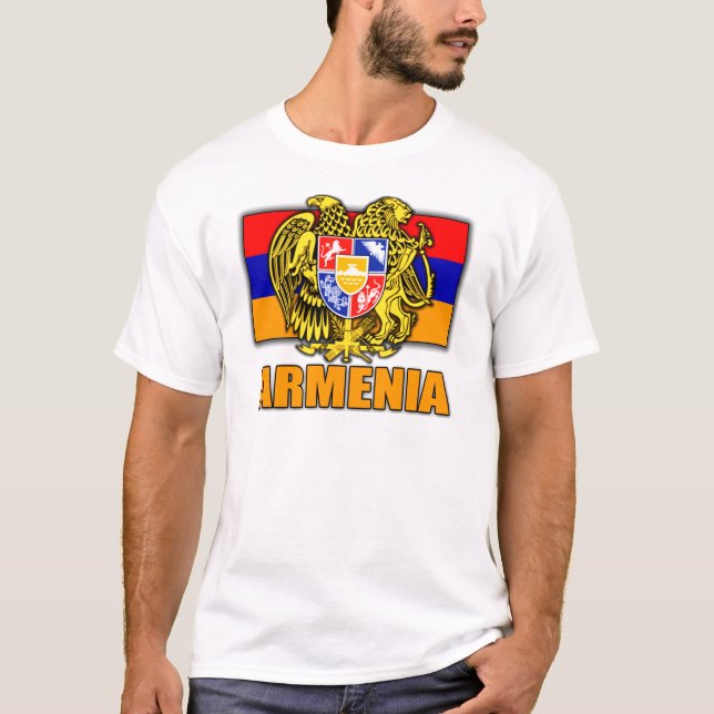 T-shirt Manteau de l'Arménie des bras (Devant)