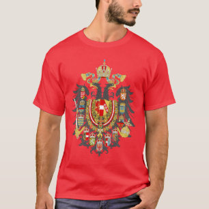T-shirt Manteau de l'Autriche Hongrie des bras