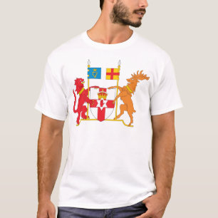 T-shirt Manteau de l'Irlande du Nord des bras