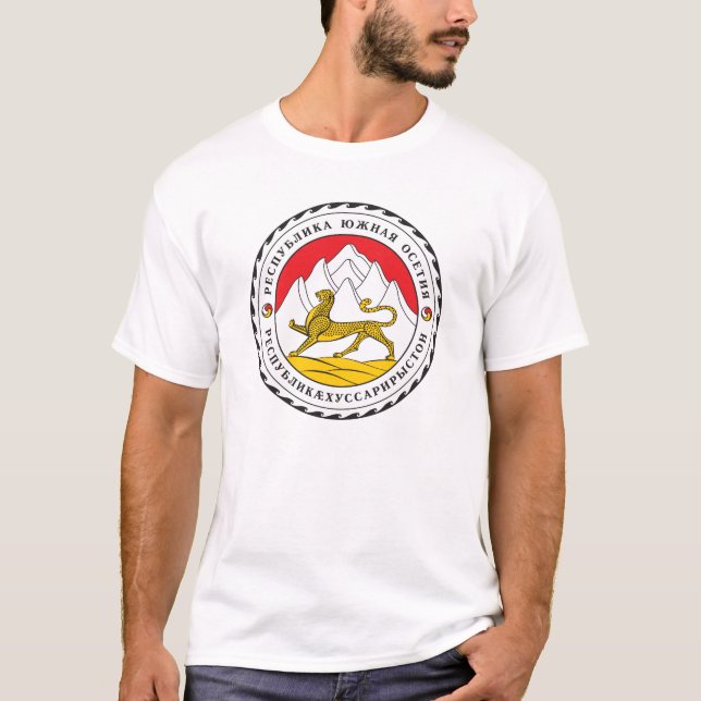 T-shirt Manteau de l'Ossétie-du-Sud des bras (Devant)