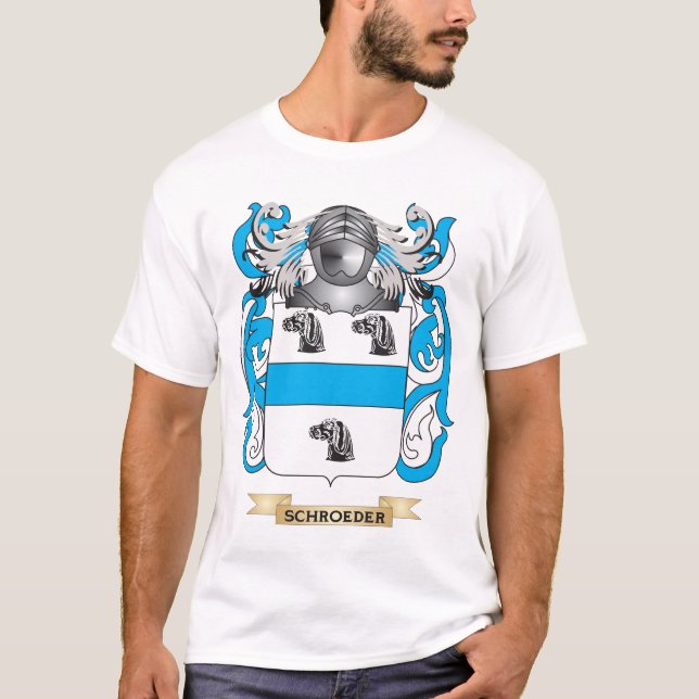 T-shirt Manteau de Schroeder des bras (crête de famille) (Devant)