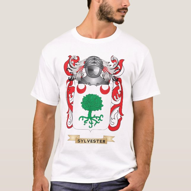 T-shirt Manteau de Sylvester des bras (crête de famille) (Devant)