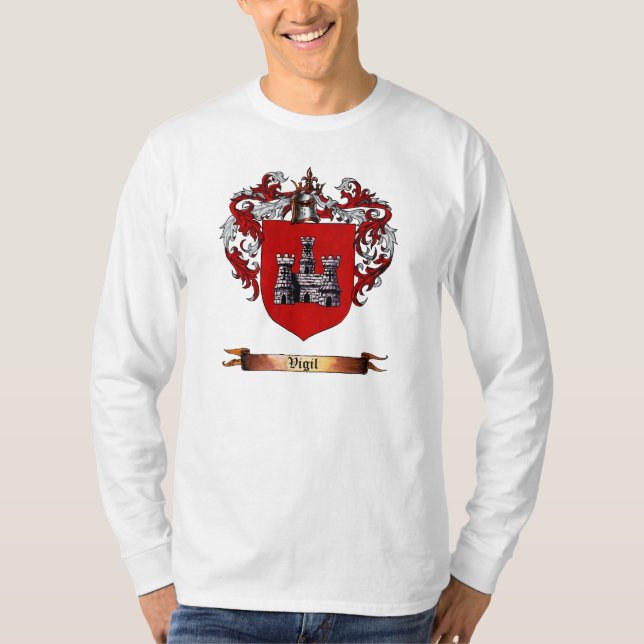 T-shirt Manteau de vigile des bras (Devant)