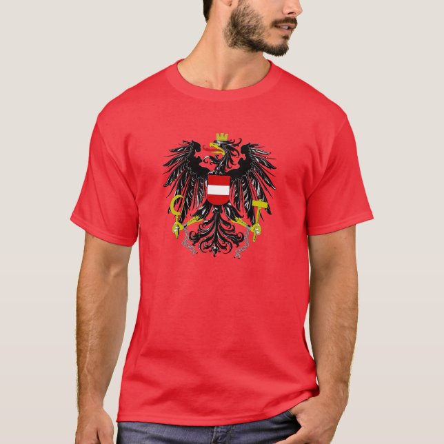T-shirt Manteau des bras autrichien (Devant)