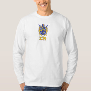 T-shirt Manteau des bras avec le sigma R sous la longue