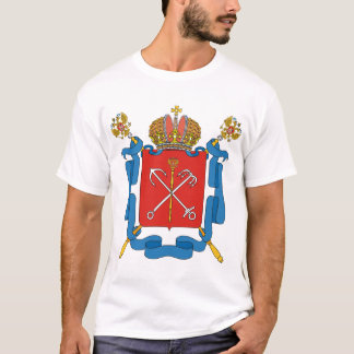 T-shirt Manteau des bras du St Petersbourg