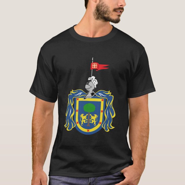 T-shirt Manteau des bras du symbole de fonctionnaire de (Devant)