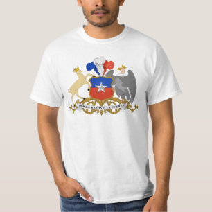 T-shirt Manteau du Chili de CL de bras