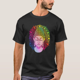 T-shirt Mantra bouddhiste zen Mandala coloré Bouddhisme ze
