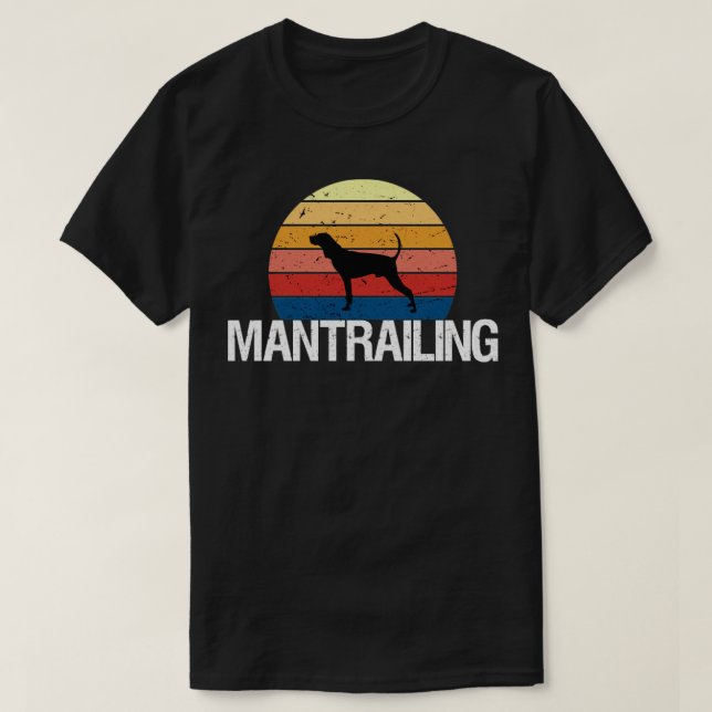 T-shirt mantrager manremorque cadeau chien (Design devant)