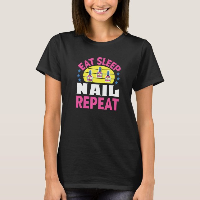 T-shirt Manucure Nail Tech Artiste Manicuriste Femme (Devant)