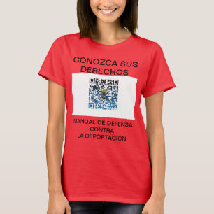 T-SHIRT MANUEL DE DEFENSA CONTRA LA DEPORTACIÓN