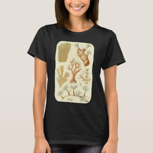 T-shirt Manuel de sciences Biologie, Animaux de corail vin