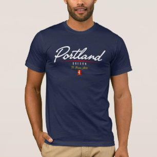 T-shirt Manuscrit de Portland