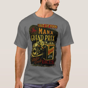 T-shirt Manx Motorcycle Course Isle Of Man tt