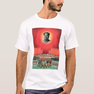 T-shirt Mao Zedong "L'Orient est rouge" Propagande chinois