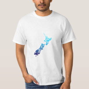 T-shirt Maori New Zealand Map Tribal Tattoo Gidea Idea
