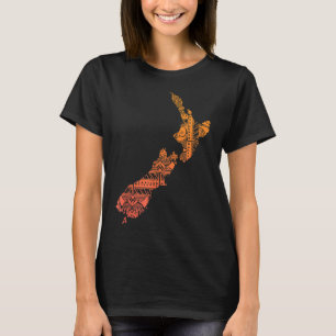 T-shirt Maori Tribal Polynésienne Nouvelle-Zélande Culture