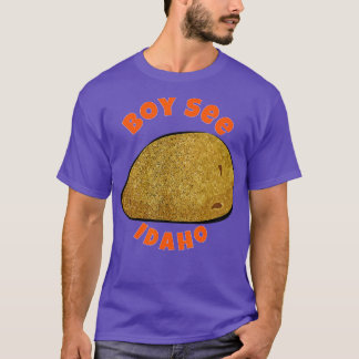 T-shirt Map Boise Idaho Home State of Idaho Boy See Idaho 