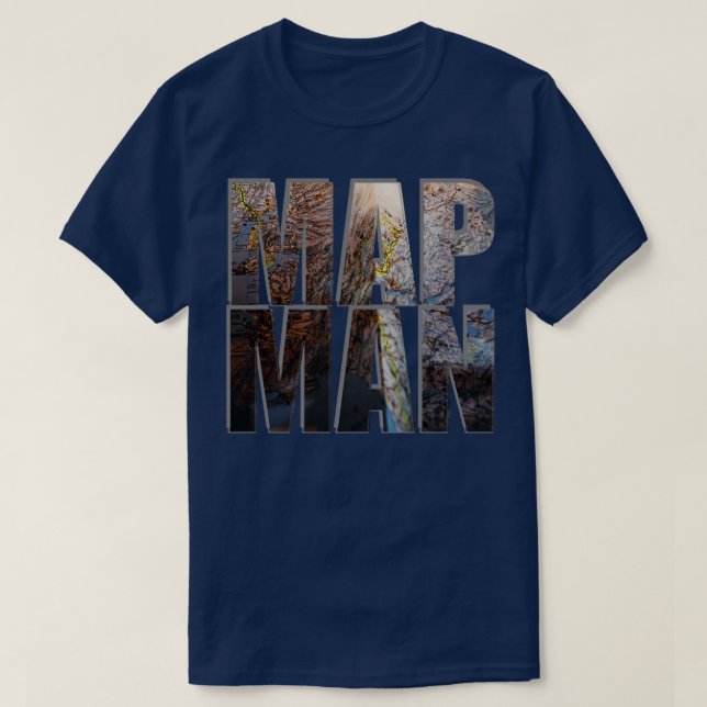 T-SHIRT MAP MAN (Design devant)