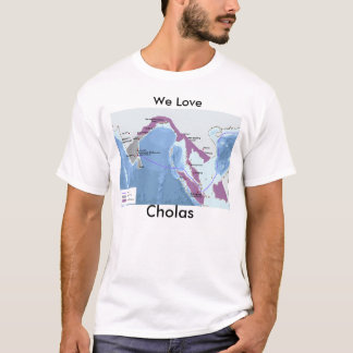 T-shirt map_new, nous aimons, Cholas, tamils
