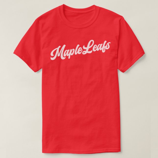 T-shirt Maple Leafs Retro Toronto Maple Leafs (Design devant)