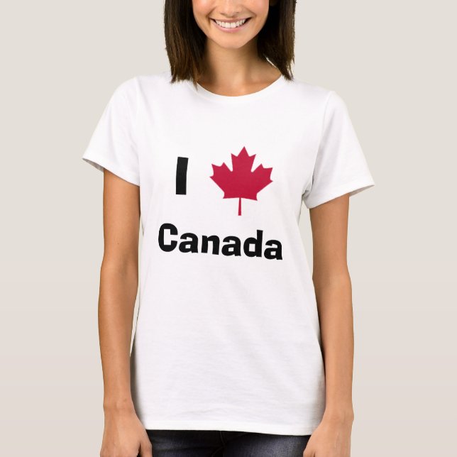 T-shirt mapleleaf, Canada (Devant)
