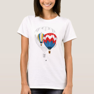 T-shirt Mappage de ballon à air chaud avec inscription