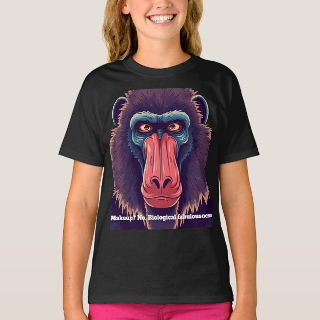 T-shirt Maquillage ? Non. Fabulence biologique (Devant)