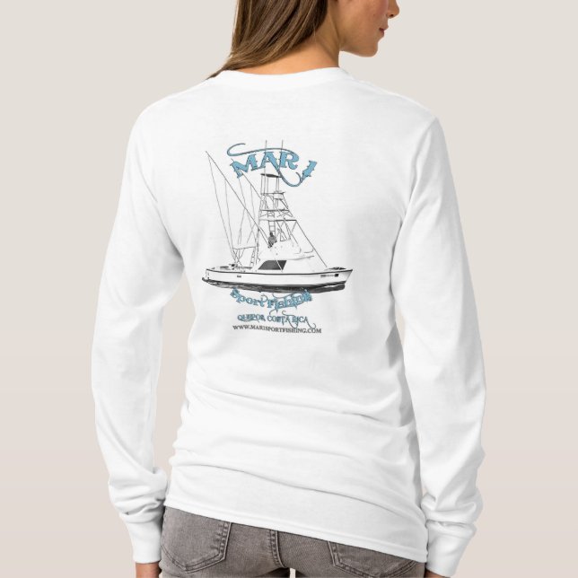 T-shirt Mar1 31' douille d'ajustement sec de Bertram (Dos)