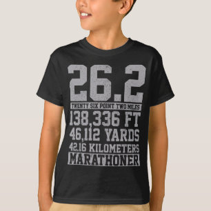 T-shirt Marathon - 26,2 Miles Running Runner Gift