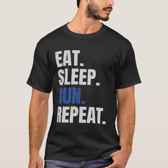 T-shirt Marathon Coureur Marathonien Coureur de Sommeil Ma (Devant)