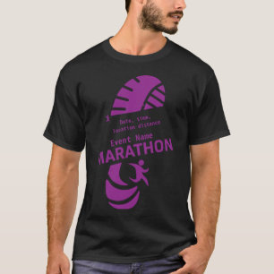 T-shirt Marathon de bienfaisance merveille d'événement pro