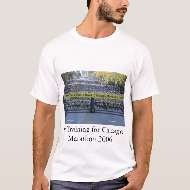T-shirt Marathon de Chicago (Devant)